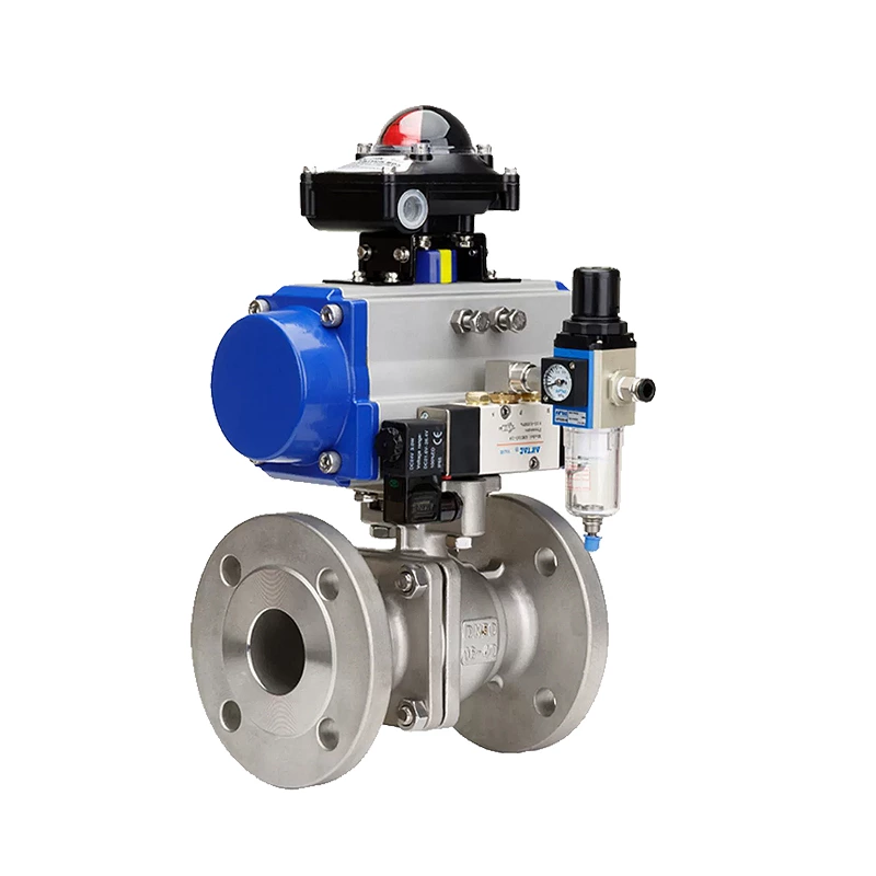 Pneumatic ball valves