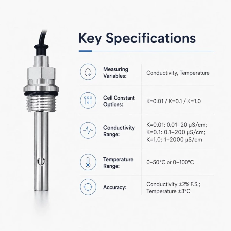 TDS 7001G Conductivity sensor for data center