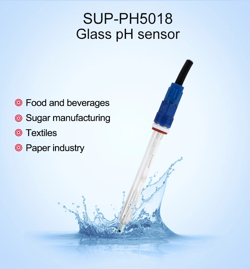 Glass ph sensor SUP-PH5018 glass pH sensor