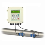 Wall mounted ultrasonic flow meter