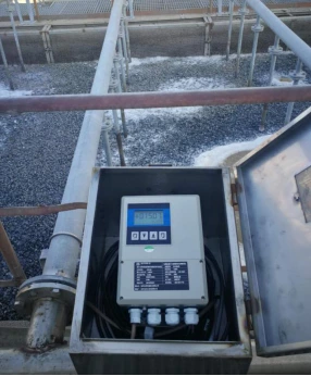 supmea flowmeter used in stp