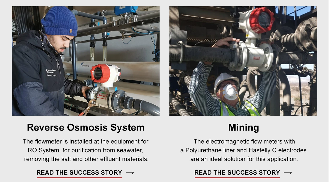 mag flowmeter application-electromagnetic flow meter sanitary