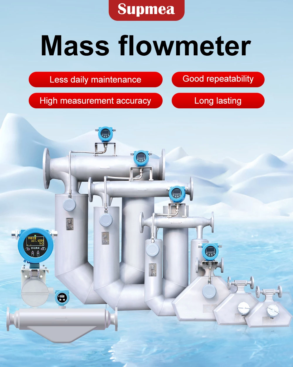 Coriolis mass flowmeter